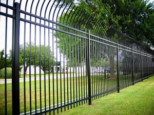 Commercial Iron Fencing installation in Rockwall, Texas
